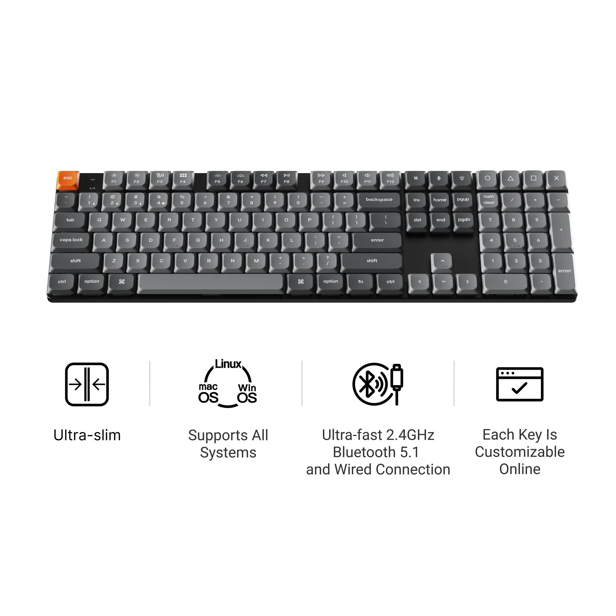 Wireless Keyboard for Laptop